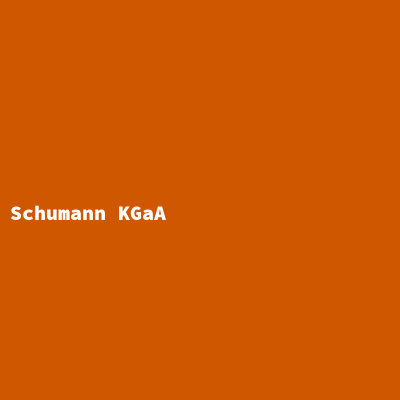 Schumann KGaA