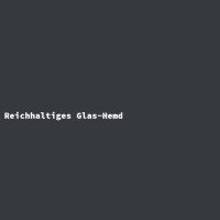 Reichhaltiges Glas-Hemd