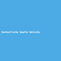Fantastische Kupfer-Rutsche
