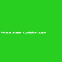 Unterhaltsamer Aluminium-Lappen