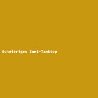 Schmieriges Samt-Tanktop