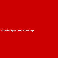Schmieriges Samt-Tanktop