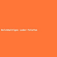 Reichhaltiges Leder-Telefon