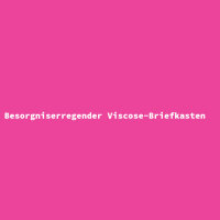 Besorgniserregender Viscose-Briefkasten