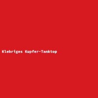 Klebriges Kupfer-Tanktop