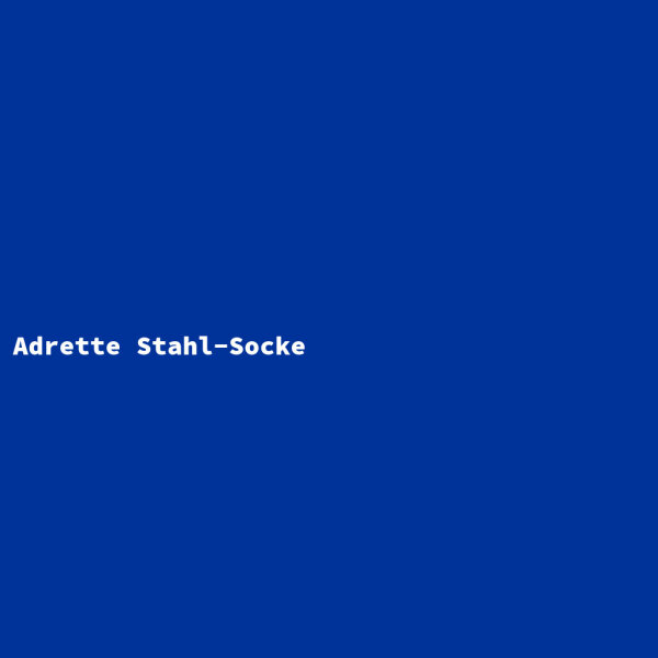 Adrette Stahl-Socke