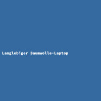Langlebiger Baumwolle-Laptop