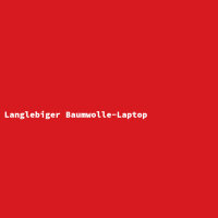 Langlebiger Baumwolle-Laptop