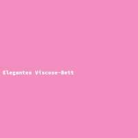Elegantes Viscose-Bett