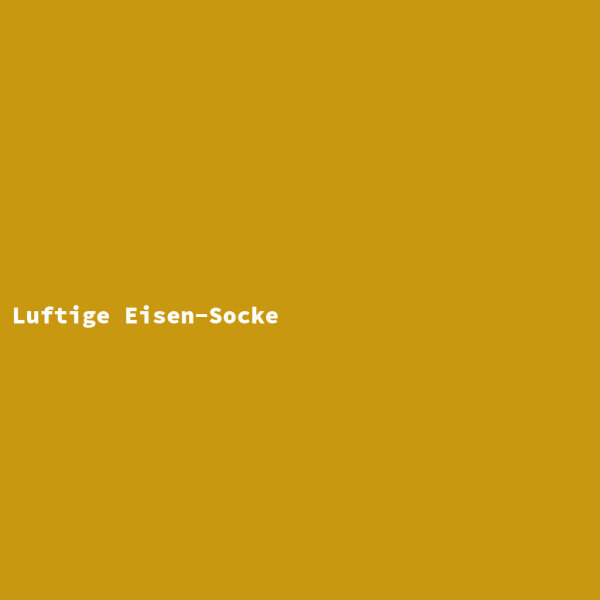 Luftige Eisen-Socke