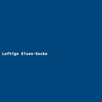 Luftige Eisen-Socke