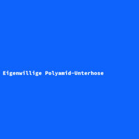 Eigenwillige Polyamid-Unterhose