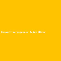 Besorgniserregender Seide-Mixer